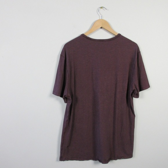 Lululemon 5 Year Basic Tee XL Men Purple Everyday Stretch Comfort Athleisure 188 - Picture 7 of 8